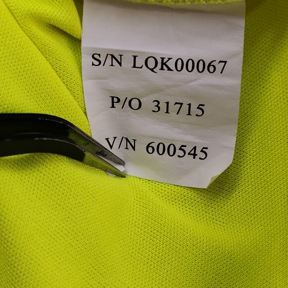 Clique Top Womens XS Hi-Visibility Yellow Spin Eco Performance Long Sleeve Tee - Picture 5 of 8